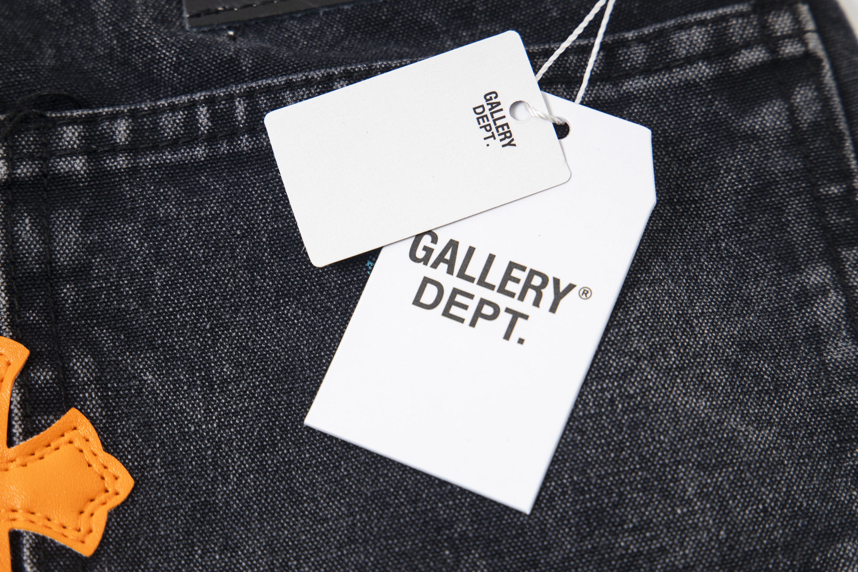 【Chrome Hearts】クロムハーツ ギャラリーデパート クロスパッチ フレアデニムジーンズ 8176