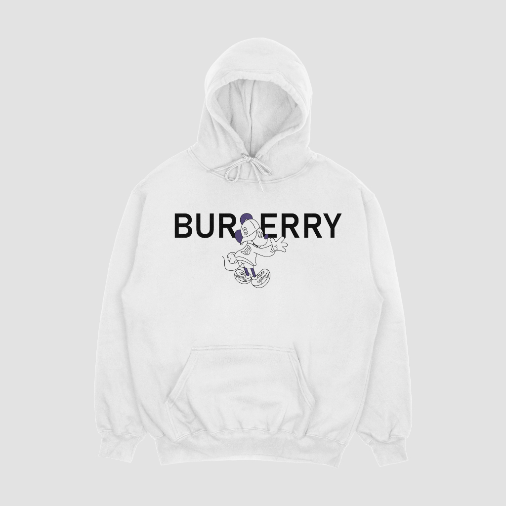 Burberry ロゴアルファベットプリントパーカー