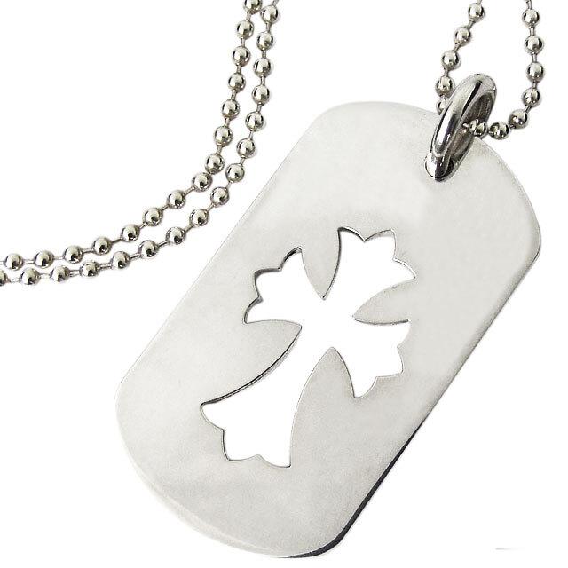 クロムハーツ カットアウトクロスドッグタグ(ラージ)