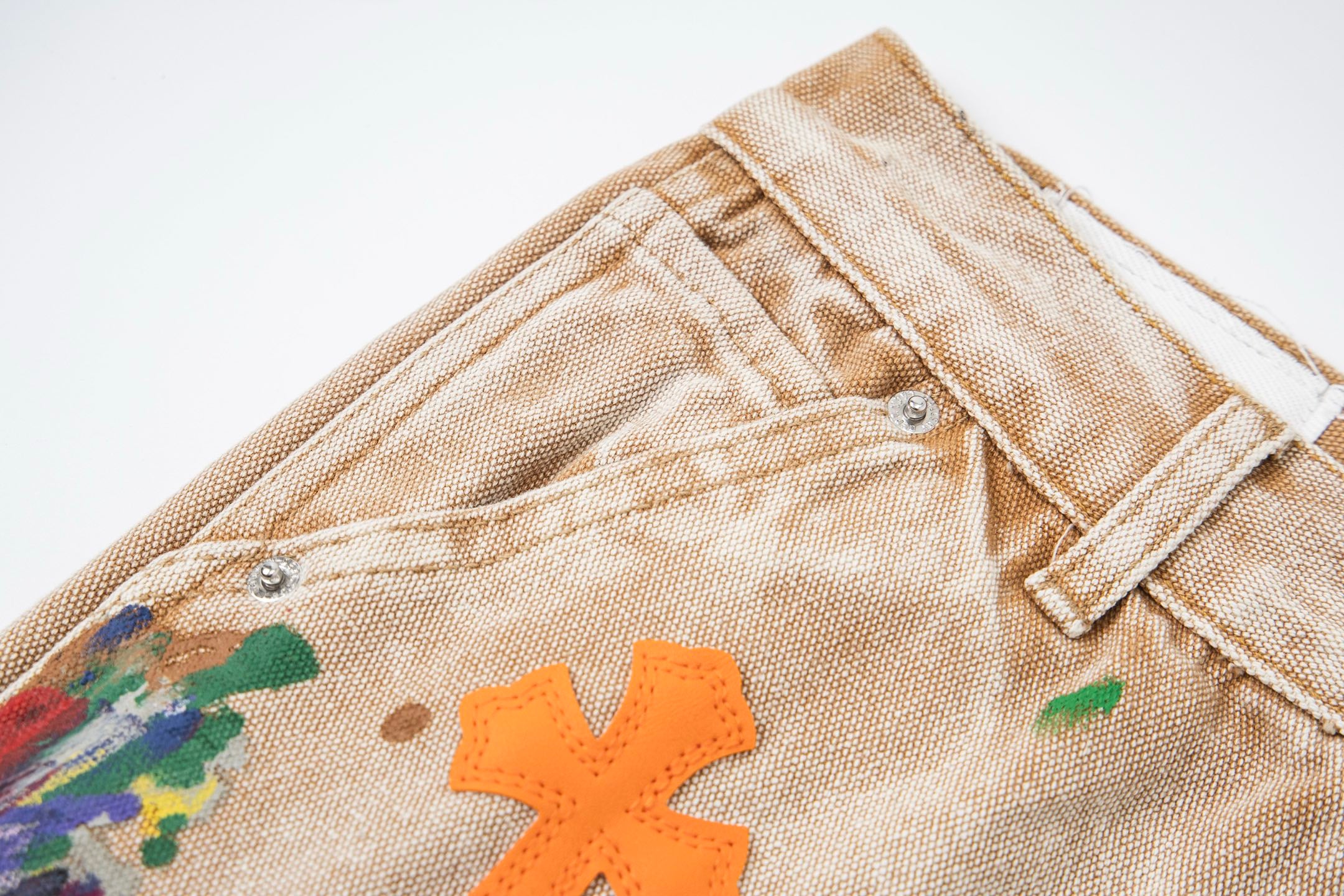 【Chrome Hearts】クロムハーツ ギャラリー部門 クロスパッチフレアデニムジーンズ8200