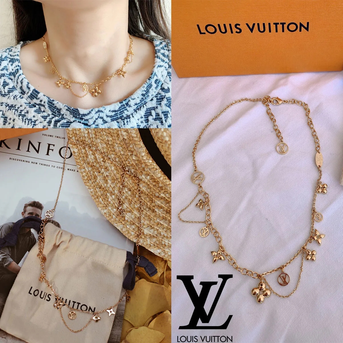 【国内発送/直営店】ネックレス ヴィトン アクセサリー LV コリエ・ブルーミング