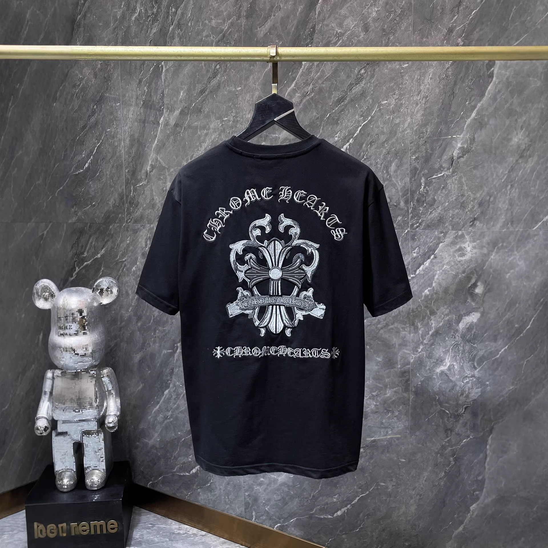 Chrome Hearts/クロムハーツ 2026SS夏新作 半袖Tシャツ 男女兼用 黑/白 CHT-26S25