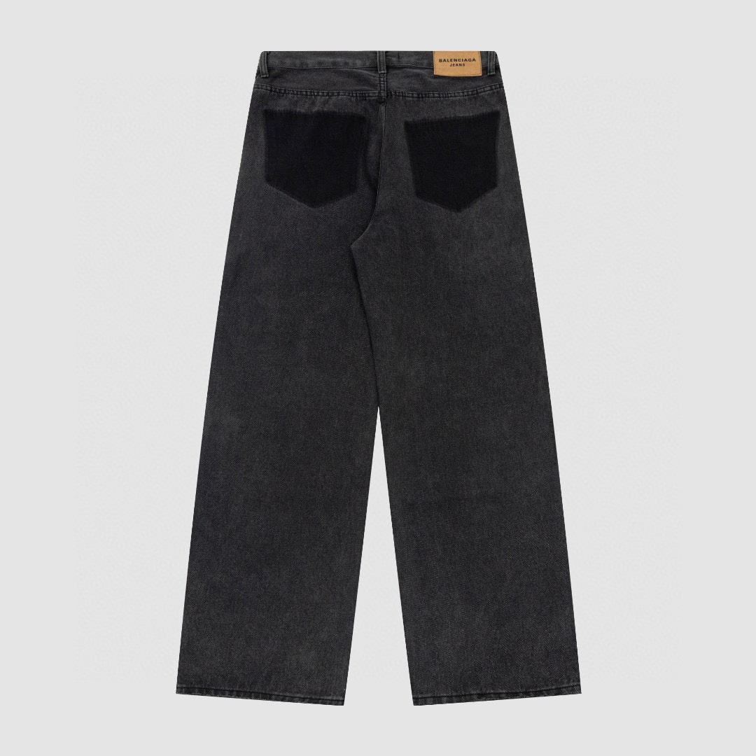 Balenciaga 2023新型外ハネポケット破れジーンズ28.30.32.34