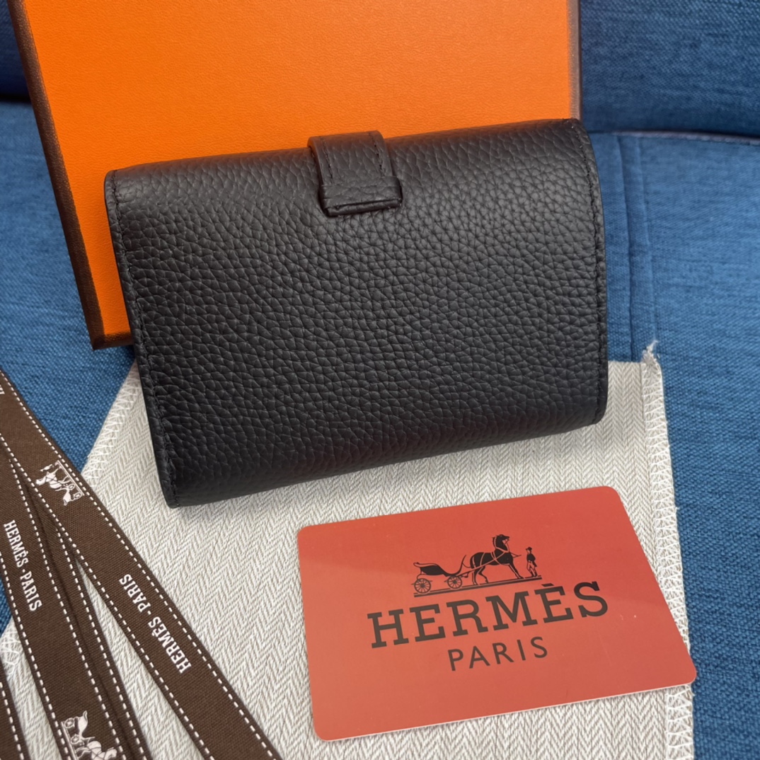HERMES エルメス ベアン カードケース ブラック