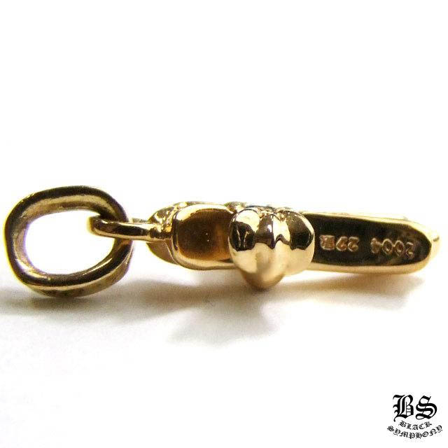 クロムハーツ CHクロスベビーファットチャーム22K with パヴェブルーサファイア