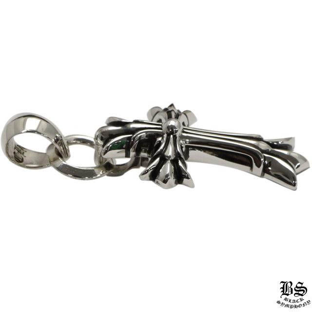 クロムハーツ ダブルCHクロスペンダント スモール with ベイル