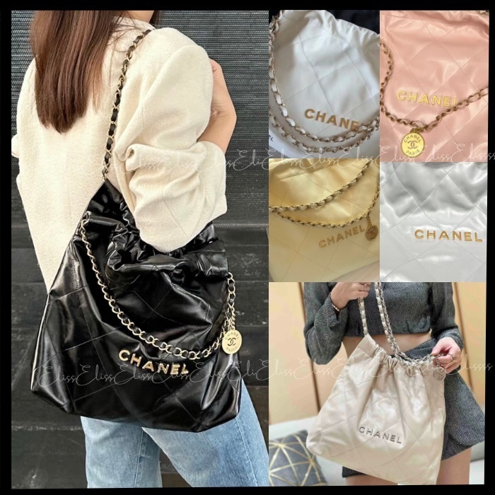 【芸能人多数愛用】人気沸騰CHANEL 22スモールトートバッグ