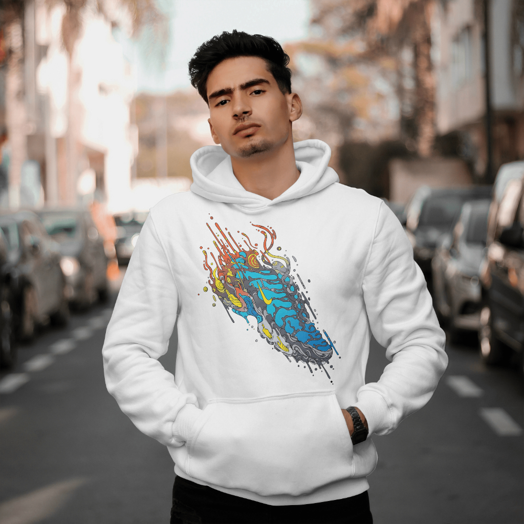 NIKEスウェット クル パーカー プリント  綿　男女兼用