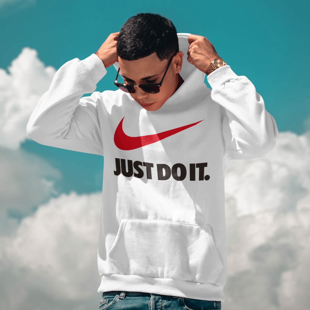 NIKEスウェット クル パーカー プリント  綿　男女兼用