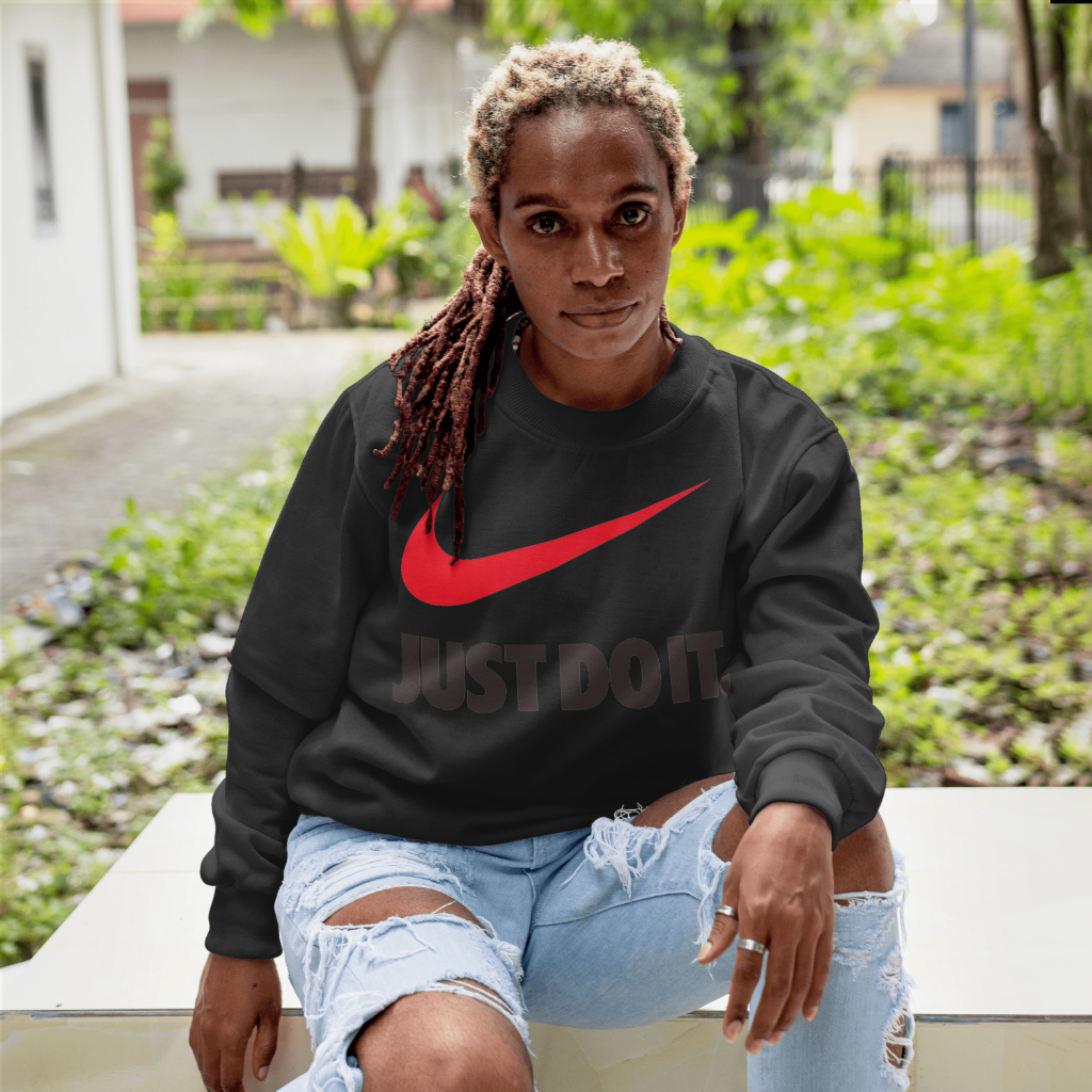 NIKEスウェット クル パーカー プリント  綿　男女兼用