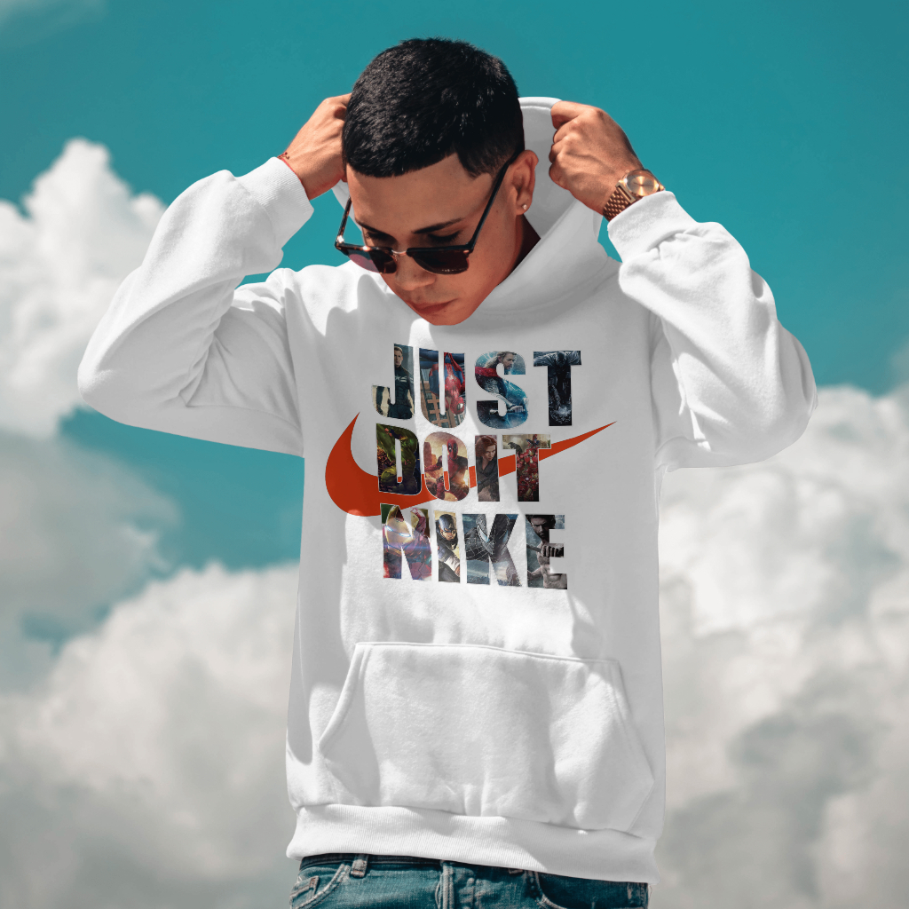 NIKEスウェット クル パーカー プリント  綿　男女兼用