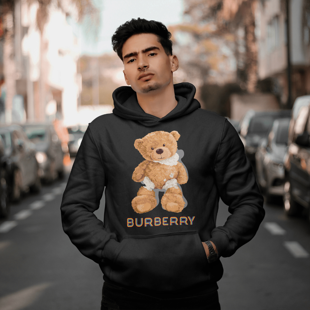 Burberryスウェット クル パーカー プリント  綿　男女兼用