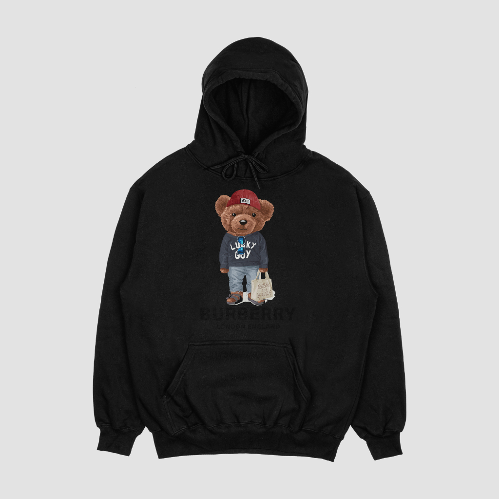 Burberryスウェット クル パーカー プリント  綿　男女兼用