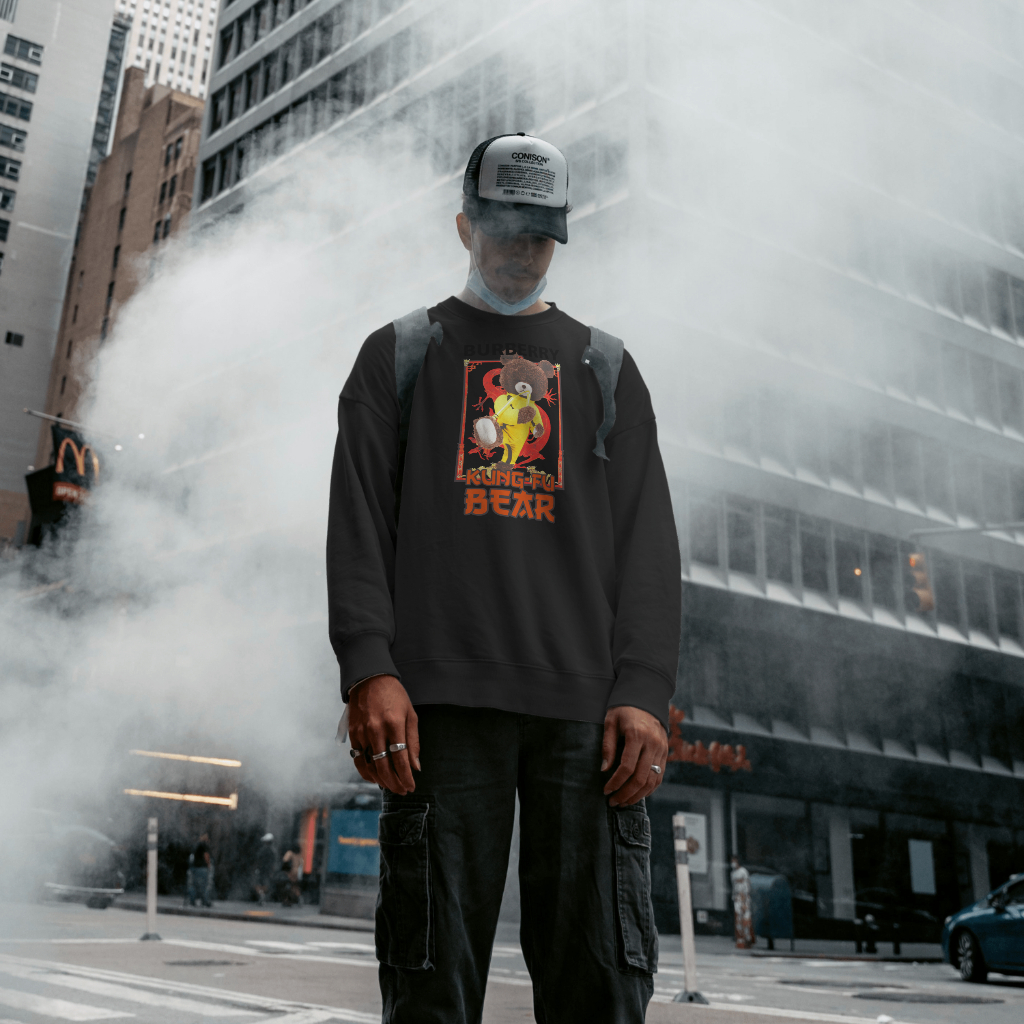 Burberryスウェット クル パーカー プリント  綿　男女兼用