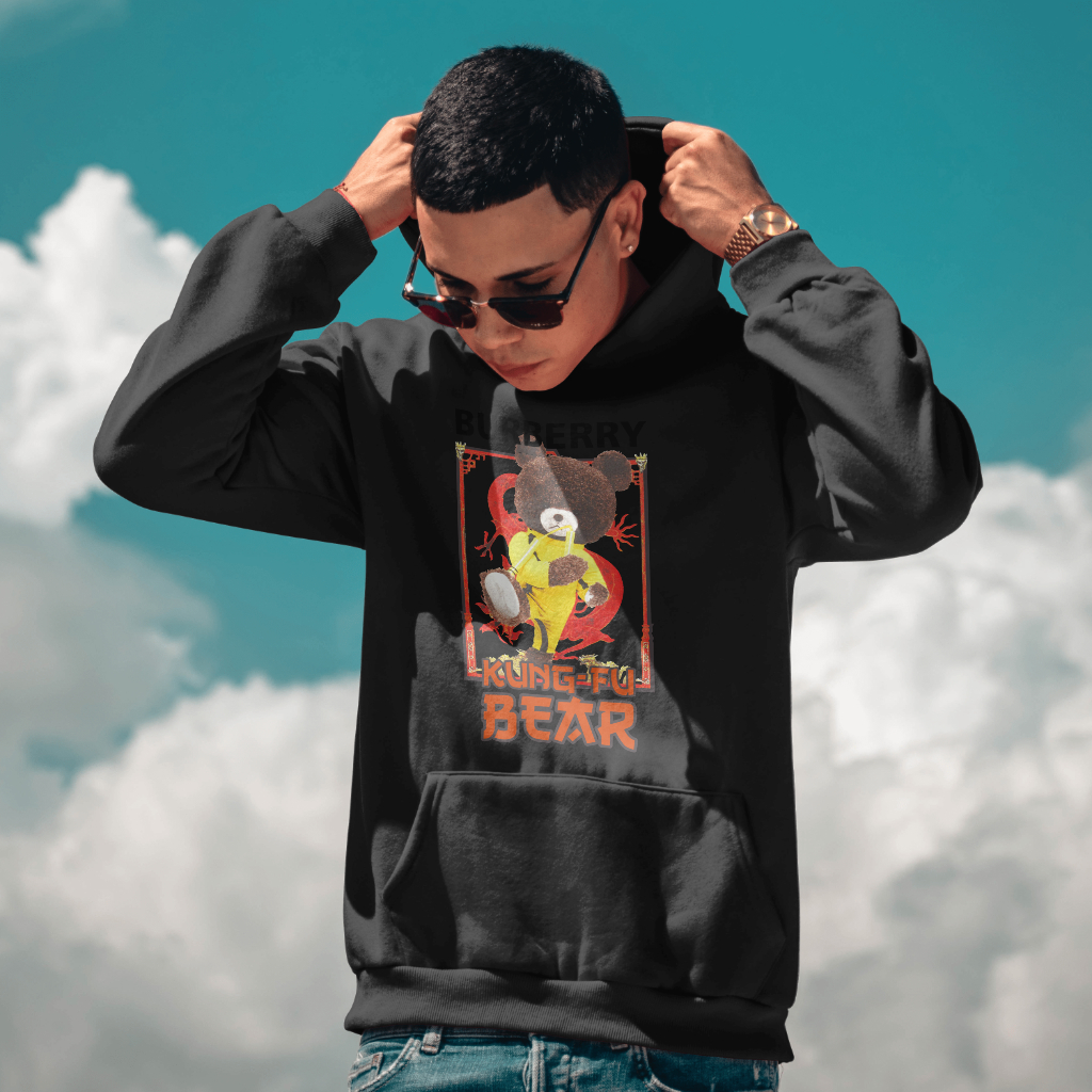 Burberryスウェット クル パーカー プリント  綿　男女兼用