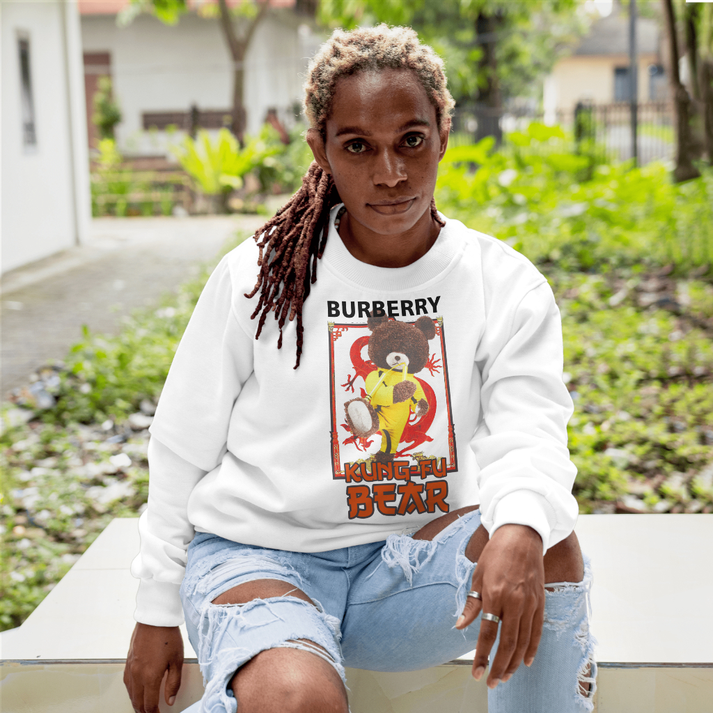 Burberryスウェット クル パーカー プリント  綿　男女兼用