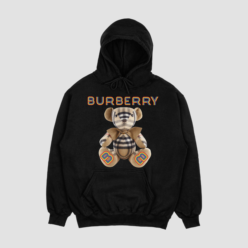 Burberryスウェット クル パーカー プリント  綿　男女兼用