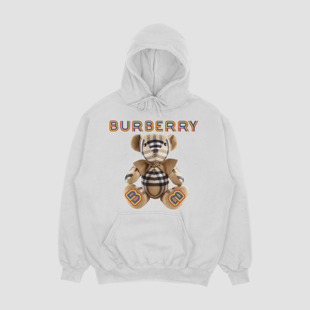 Burberryスウェット クル パーカー プリント  綿　男女兼用