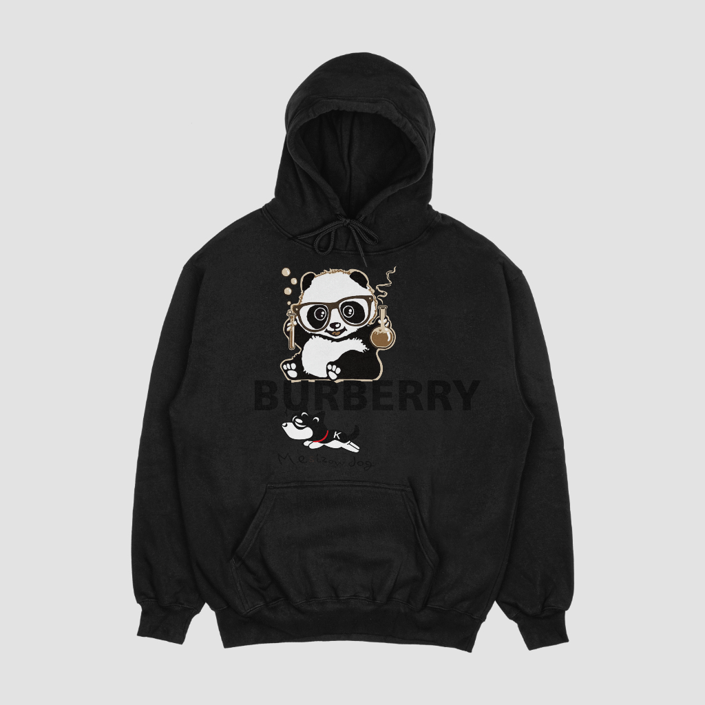 Burberryスウェット クル パーカー プリント  綿　男女兼用