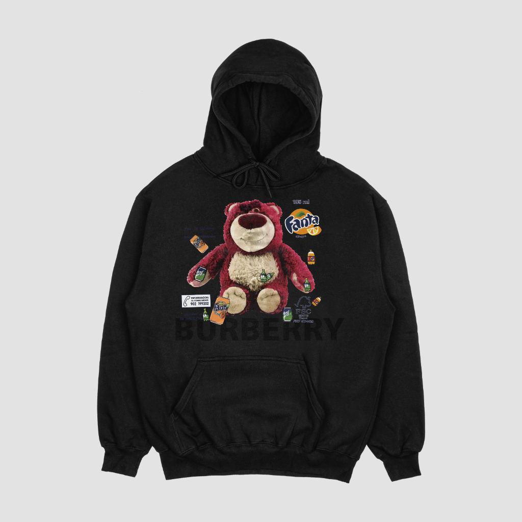 Burberryスウェット クル パーカー プリント  綿　男女兼用