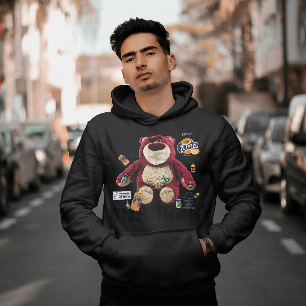 Burberryスウェット クル パーカー プリント  綿　男女兼用