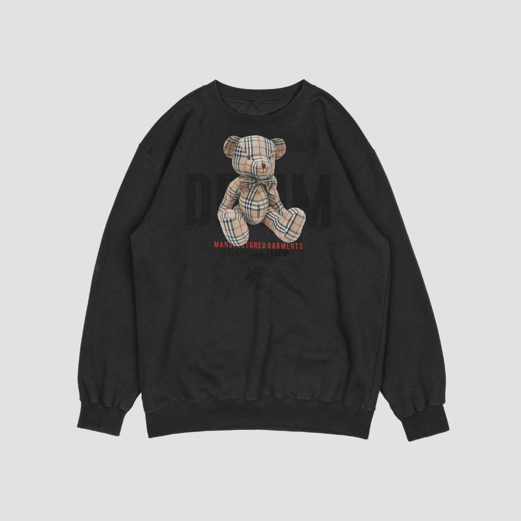 Burberryスウェット クル パーカー プリント  綿　男女兼用