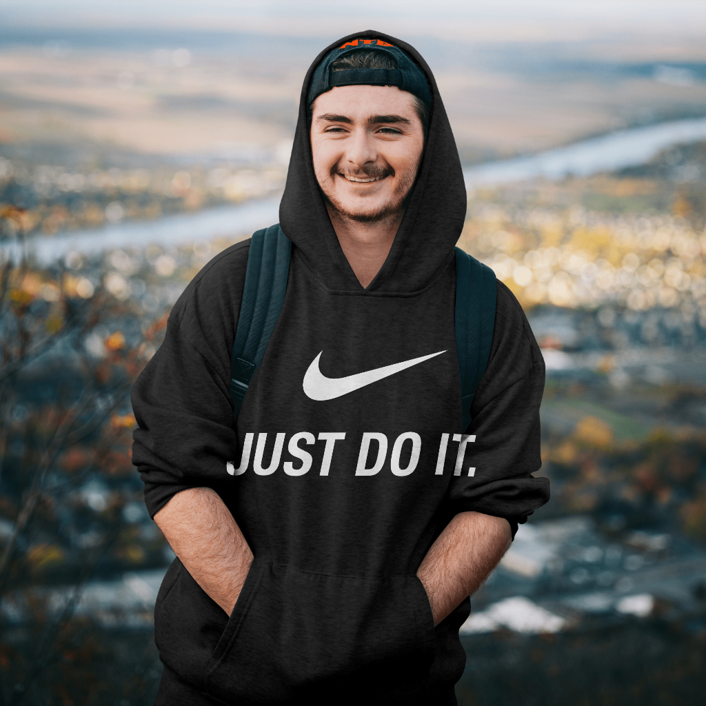 NIKEスウェット クル パーカー プリント  綿　男女兼用