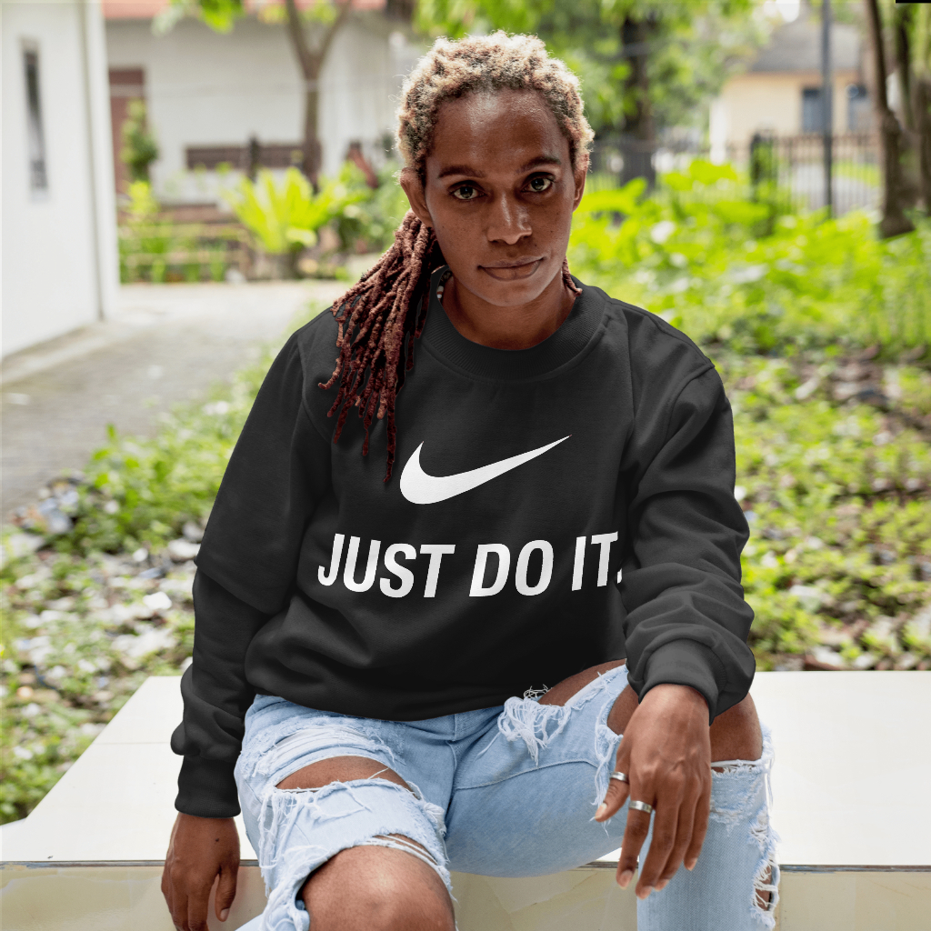 NIKEスウェット クル パーカー プリント  綿　男女兼用