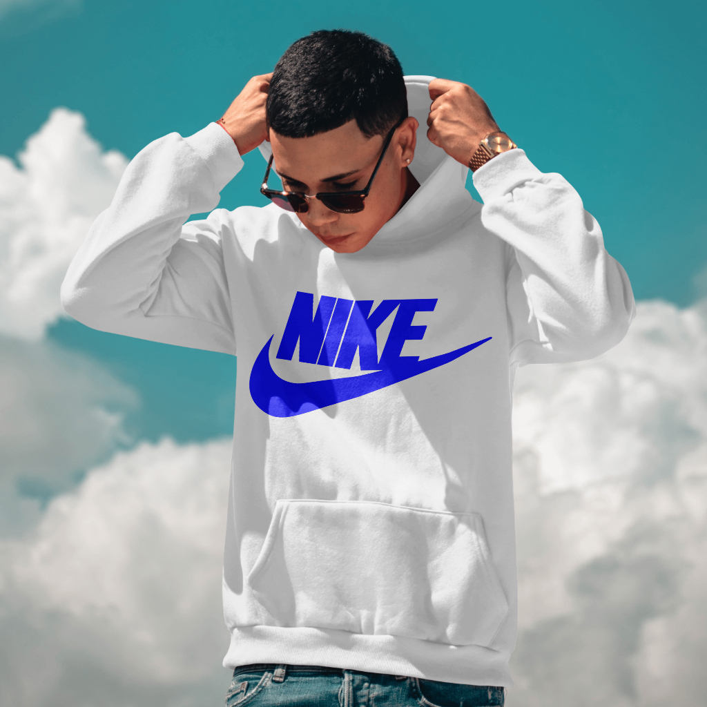 NIKEスウェット クル パーカー プリント  綿　男女兼用