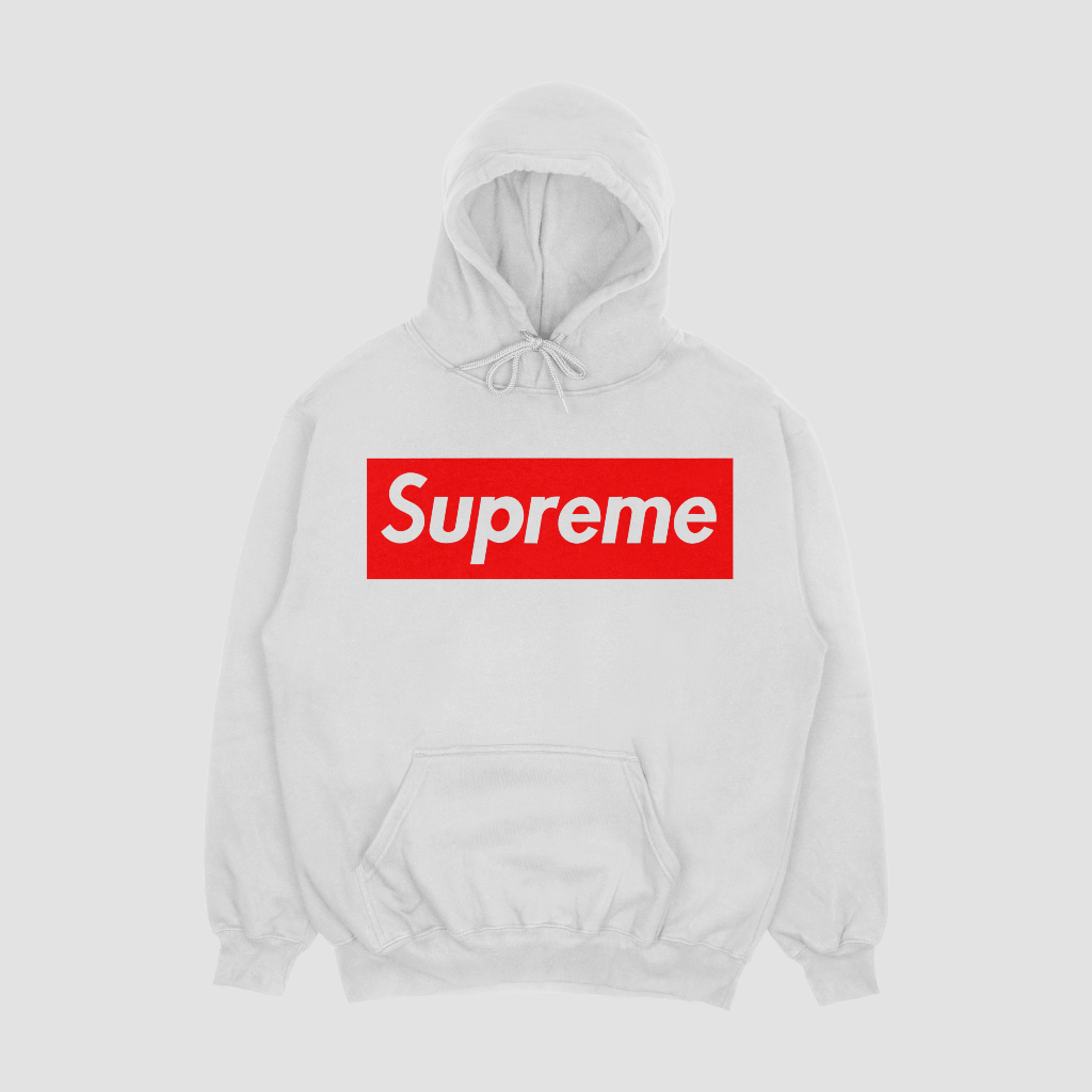 Supremeスウェット クル パーカー プリント  綿　男女兼用