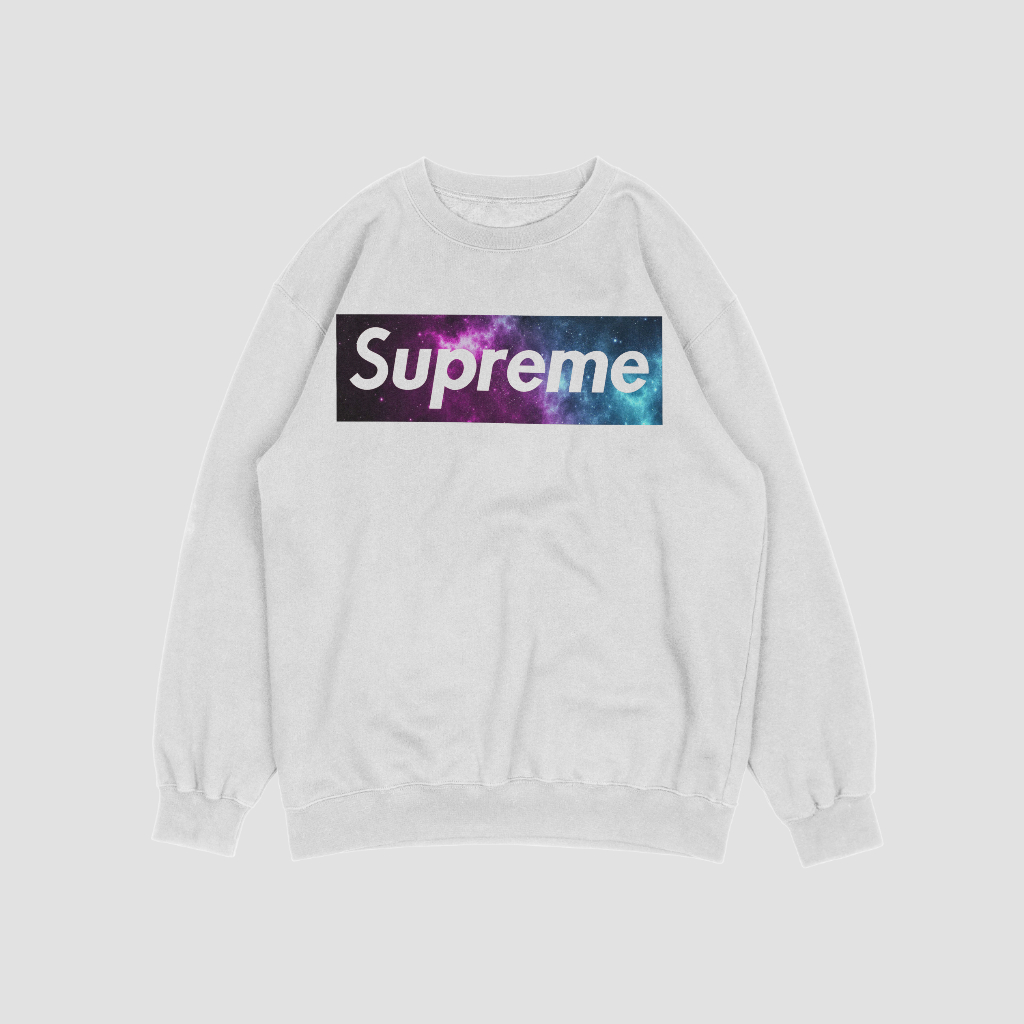 Supremeスウェット クル パーカー プリント  綿　男女兼用