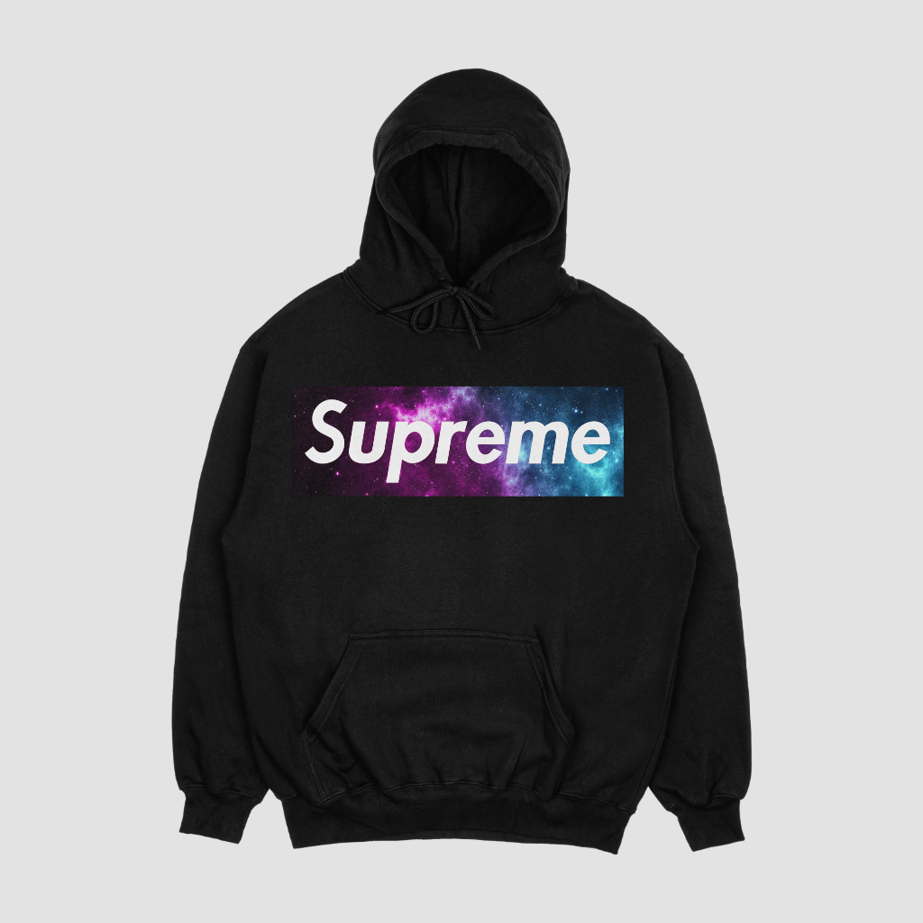 Supremeスウェット クル パーカー プリント  綿　男女兼用