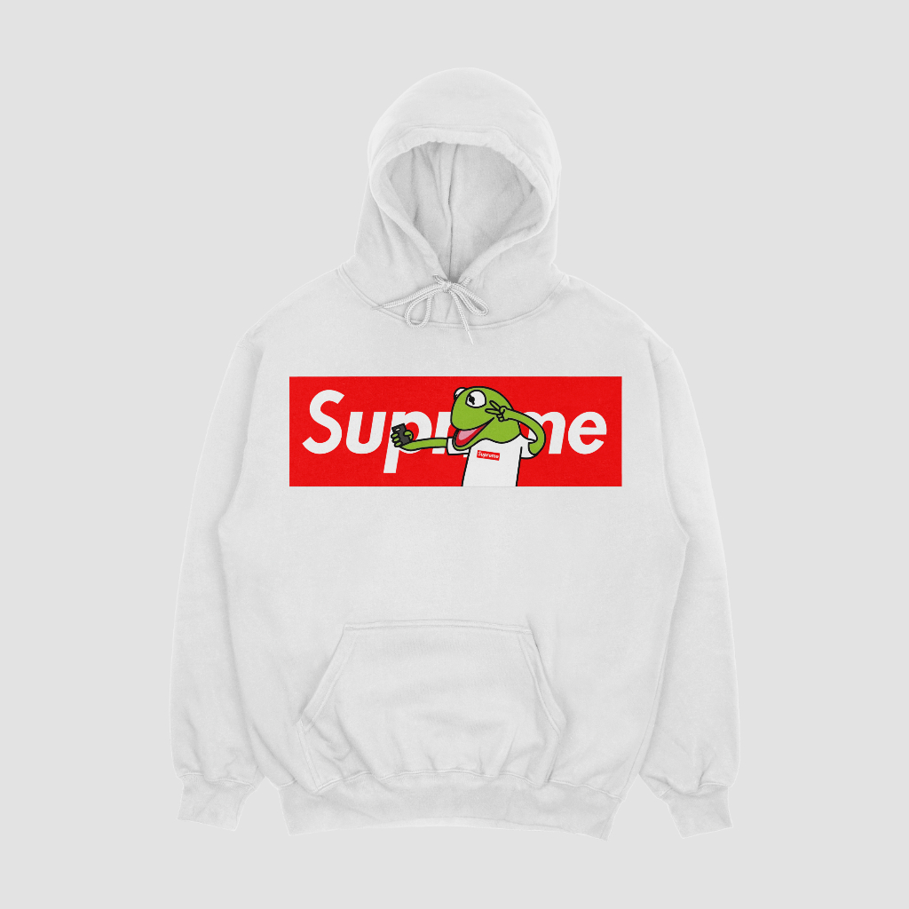Supremeスウェット クル パーカー プリント  綿　男女兼用