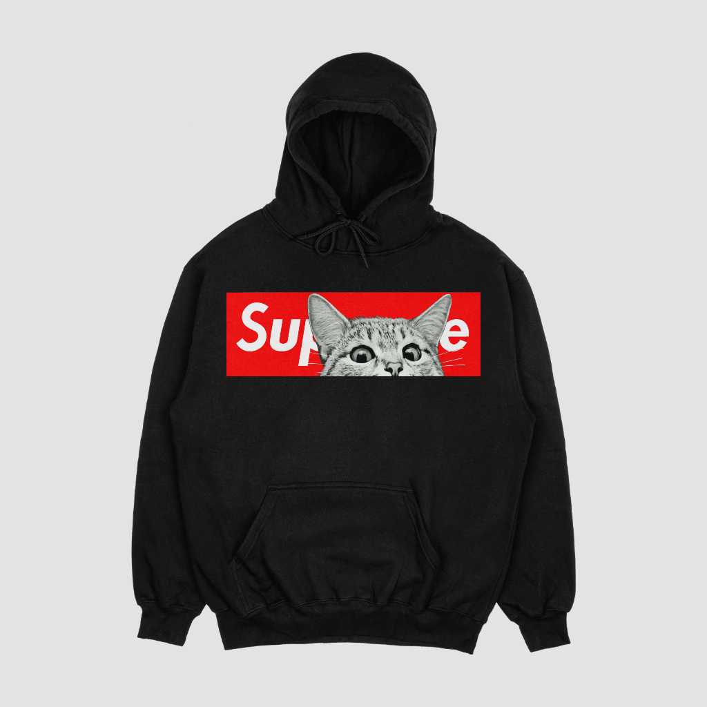 Supremeスウェット クル パーカー プリント  綿　男女兼用