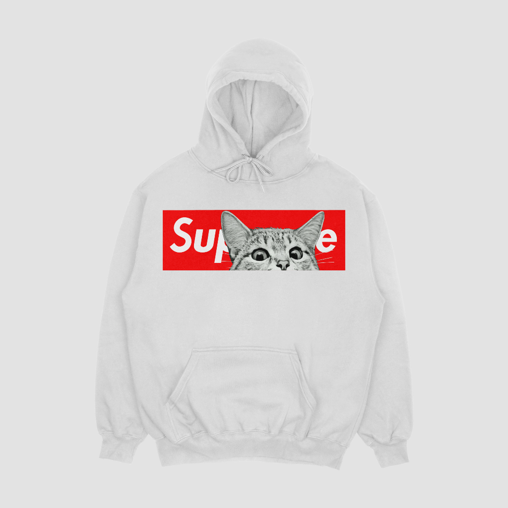Supremeスウェット クル パーカー プリント  綿　男女兼用