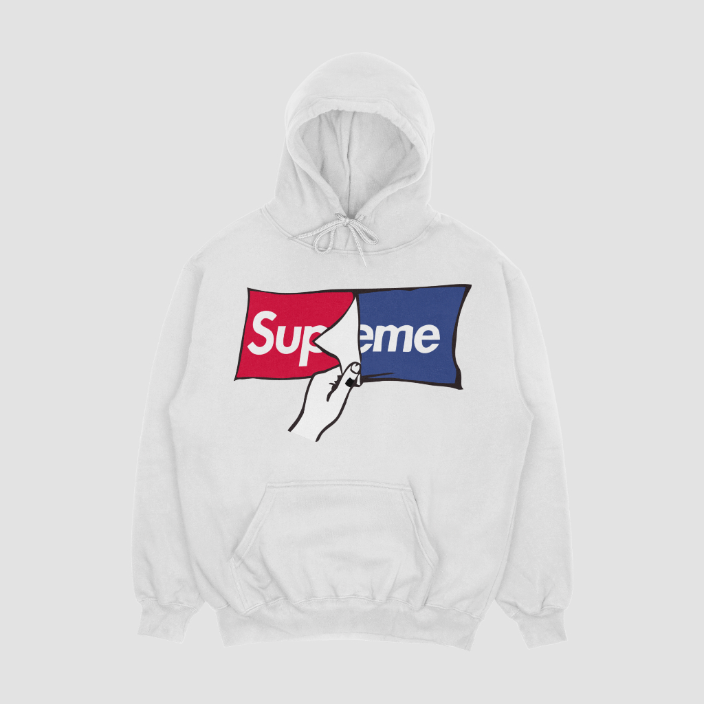 Supremeスウェット クル パーカー プリント  綿　男女兼用