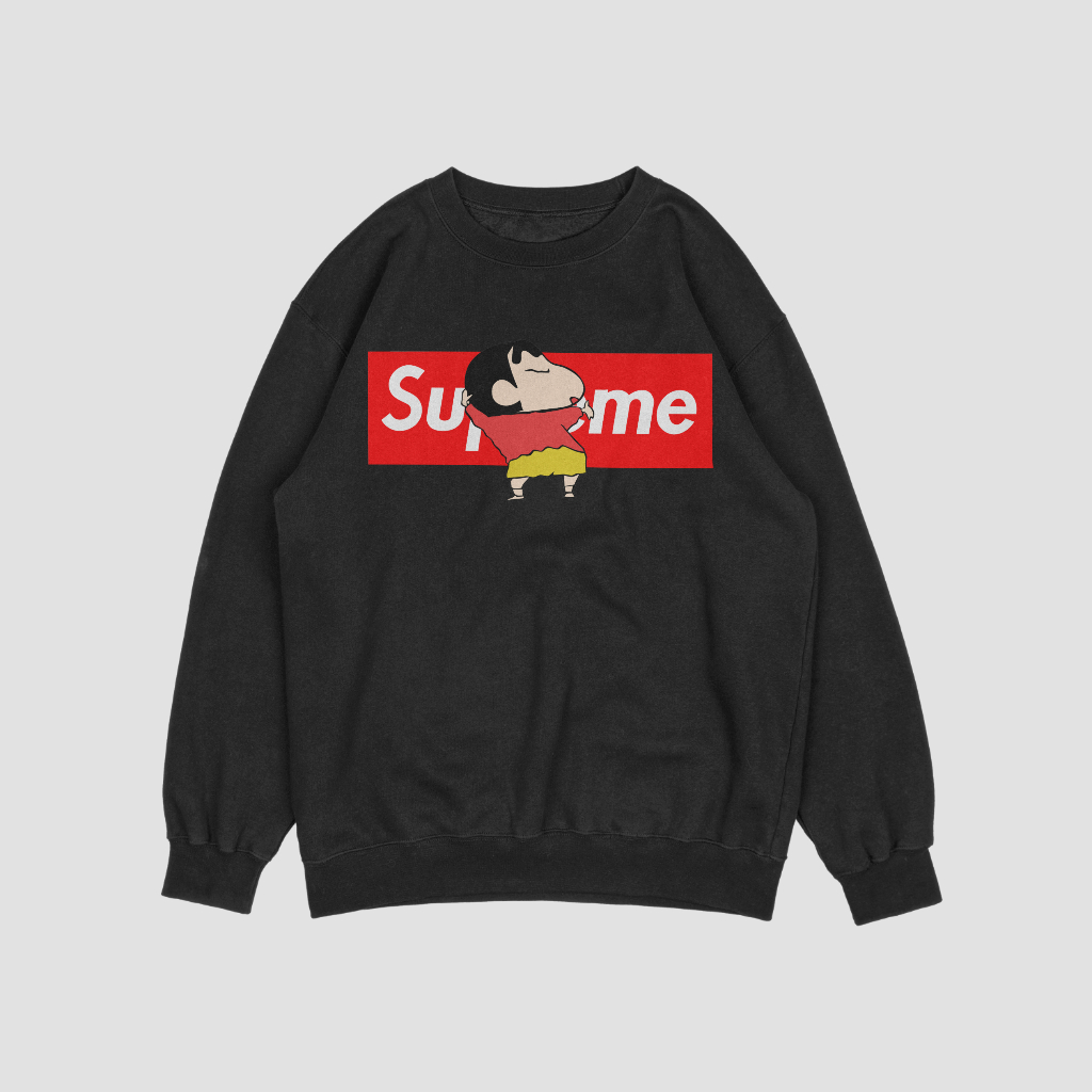 Supremeスウェット クル パーカー プリント  綿　男女兼用