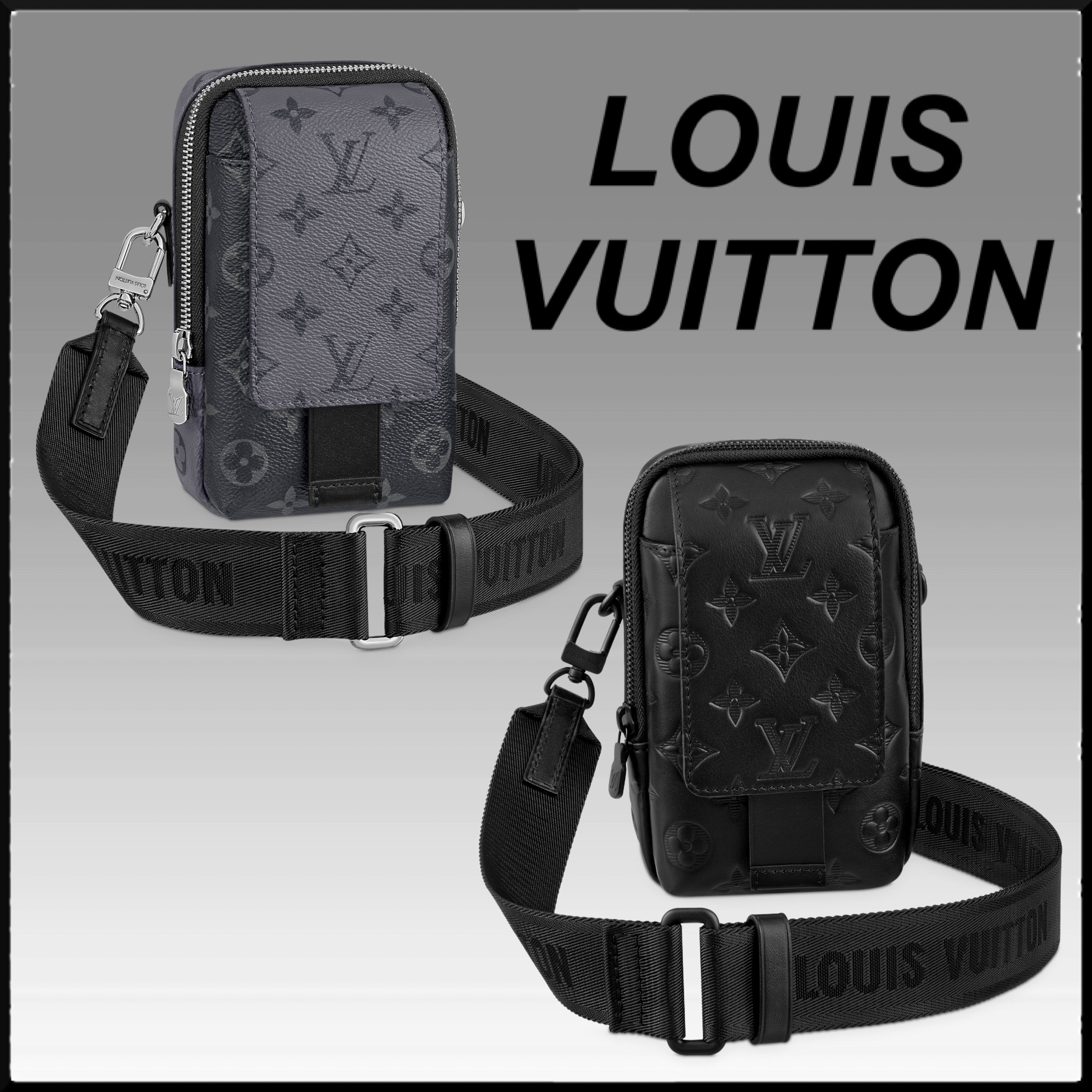 【高品質】人気★ルイヴィトン（Louvis Vuitton） ダブル・フォンポーチ ミニショルダー 男性 M81321