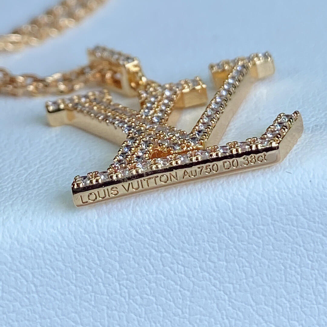 【国内発送/直営店】ネックレス パンダンティフ LV GM ゴールド×ダイヤ ネックレス