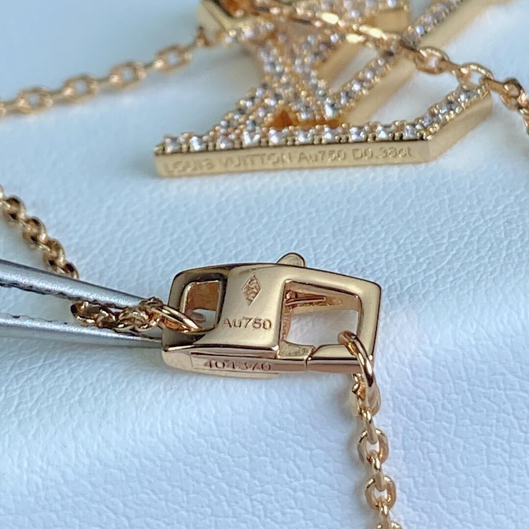 【国内発送/直営店】ネックレス パンダンティフ LV GM ゴールド×ダイヤ ネックレス