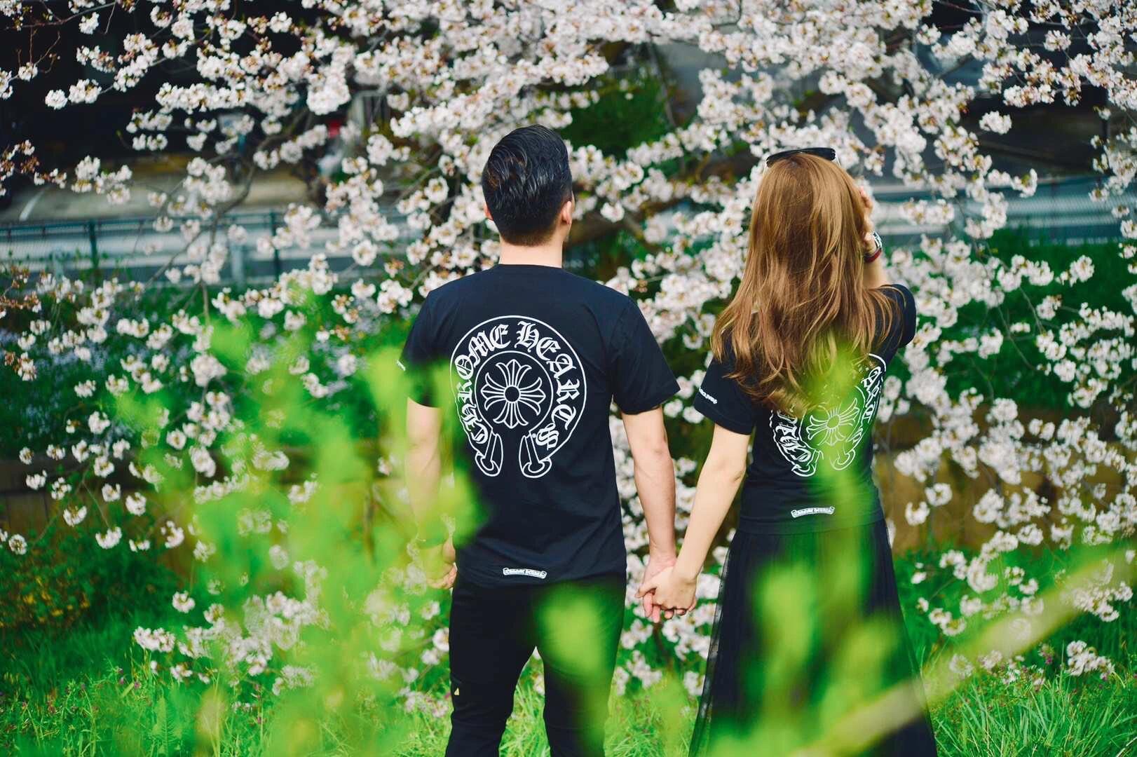 【Chrome Hearts】クロムハーツ Tシャツ ホースシュー ブラック