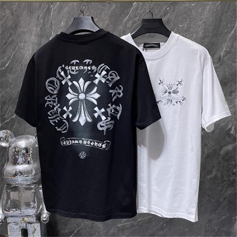 【Chrome Hearts】クロムハーツ 夏の新作Tシャツ おしゃれなカップル向け半袖