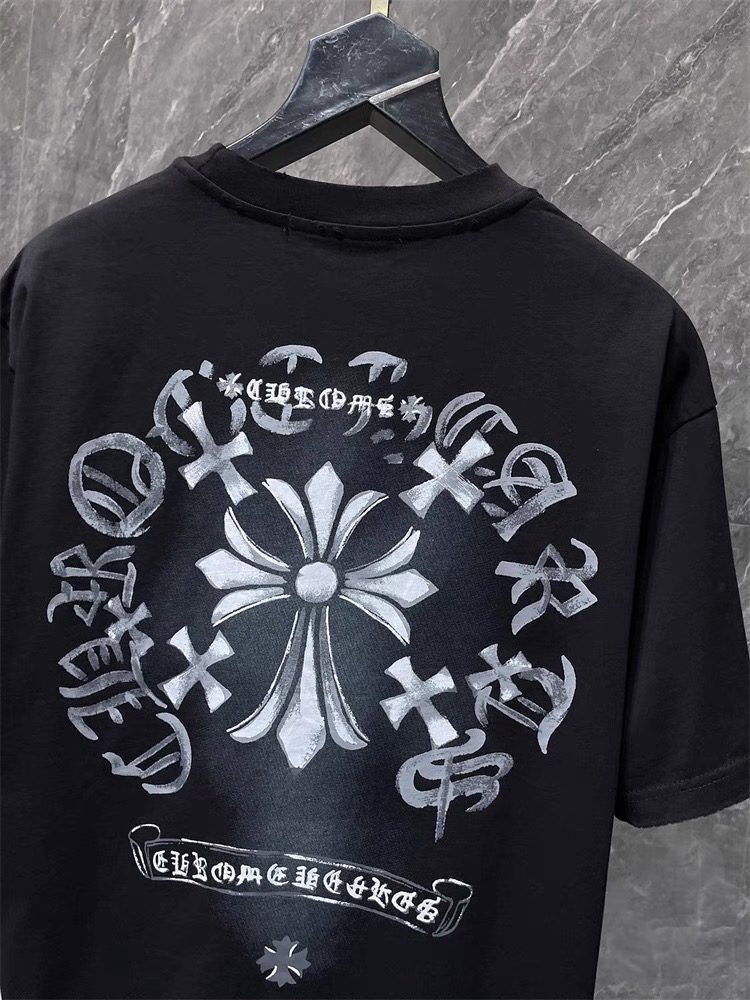 【Chrome Hearts】クロムハーツ 夏の新作Tシャツ おしゃれなカップル向け半袖