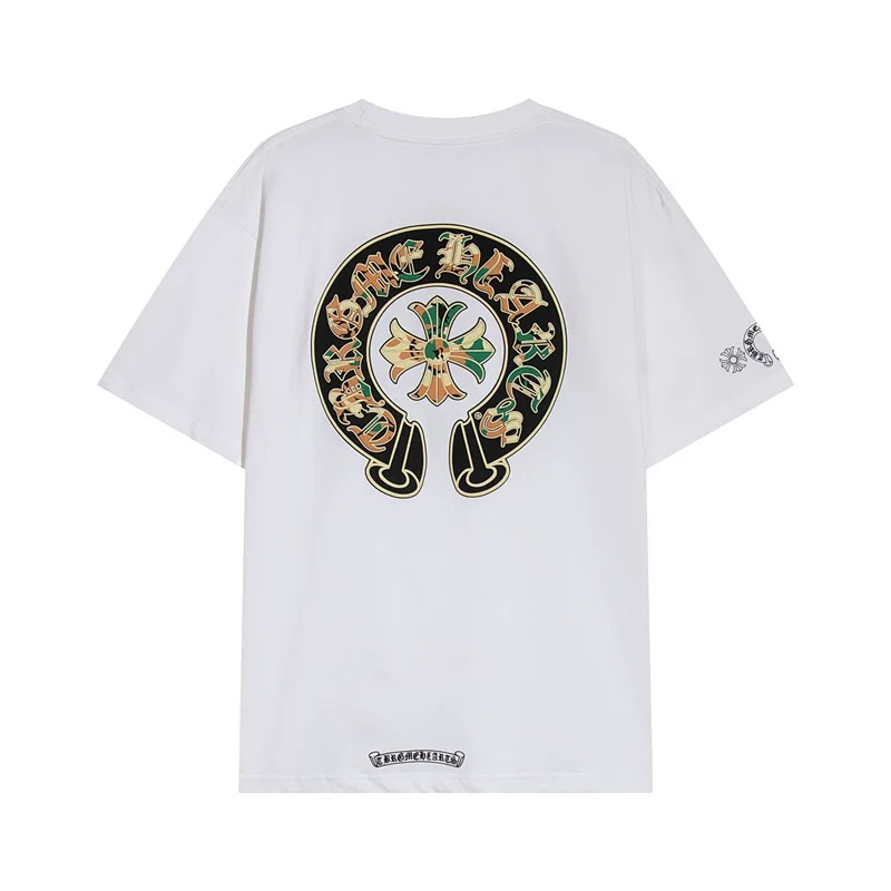 【Chrome Hearts】クロムハーツ Tシャツ 男女兼用 高品質 半袖 CH026