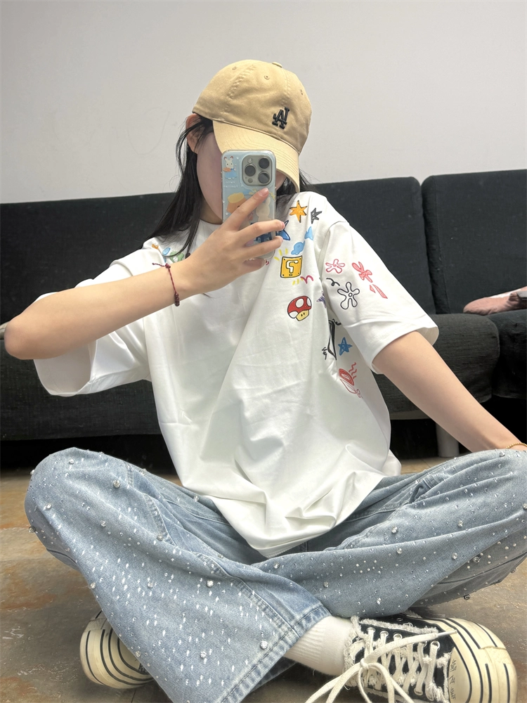 【Chrome Hearts】2025新作 クロムハーツ Tシャツ 男女兼用 高品質 半袖 CH034