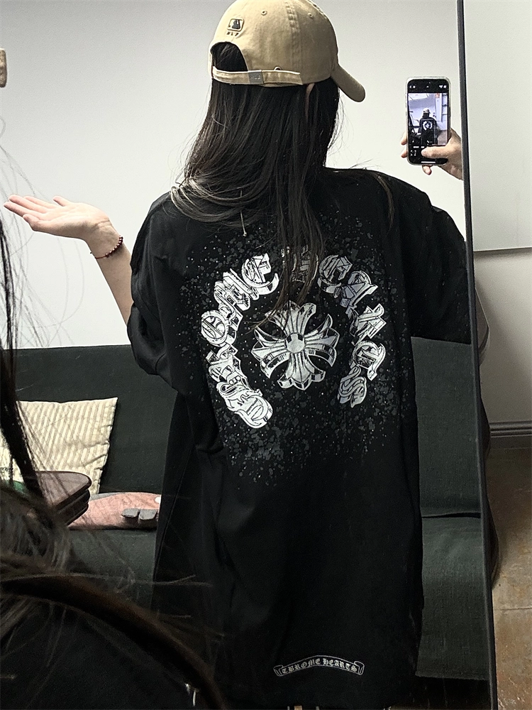 【Chrome Hearts】クロムハーツ Tシャツ 男女兼用 高品質 半袖 CH031