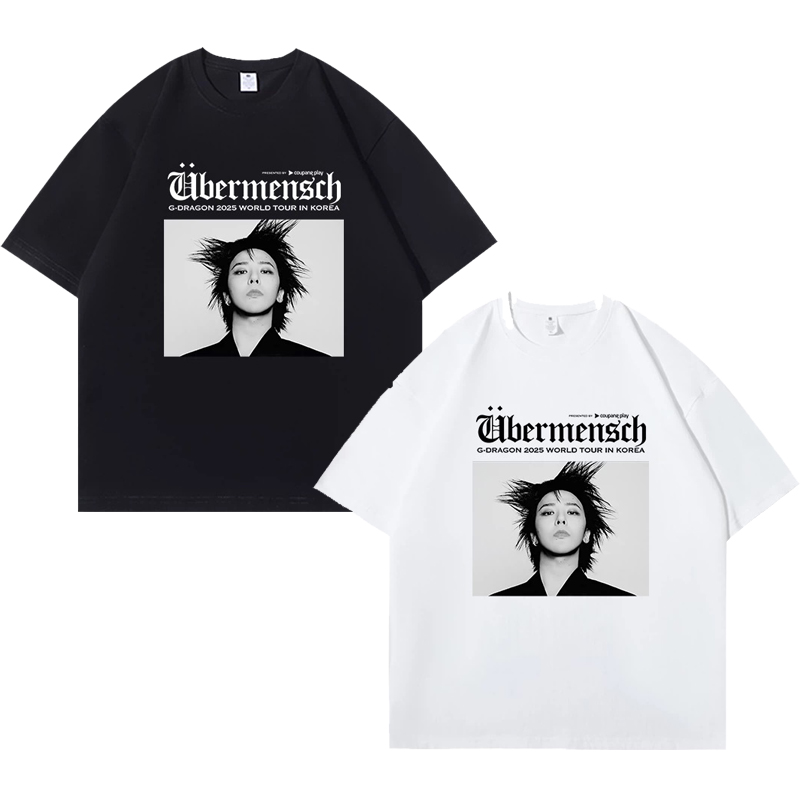 G-DRAGON権志龍世巡が5月に来日し、同シリーズ応援Tシャツスタンドアップ 半袖