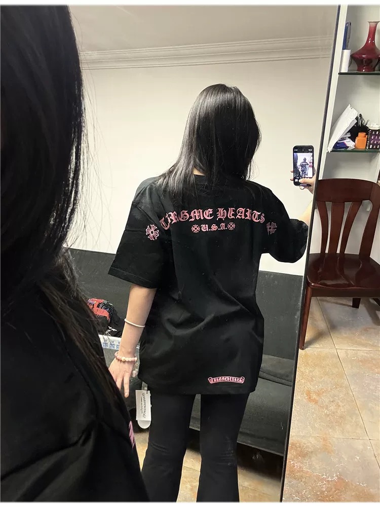 【Chrome Hearts】クロムハーツ Tシャツ 男女兼用 高品質 半袖 CH029