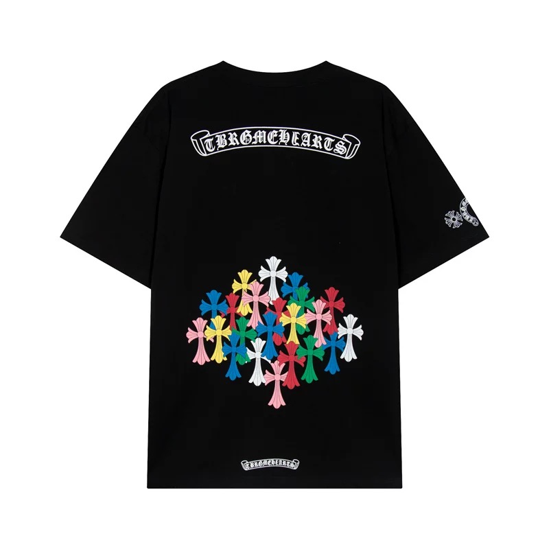 【Chrome Hearts】クロムハーツ Tシャツ 男女兼用 高品質 半袖 CH028