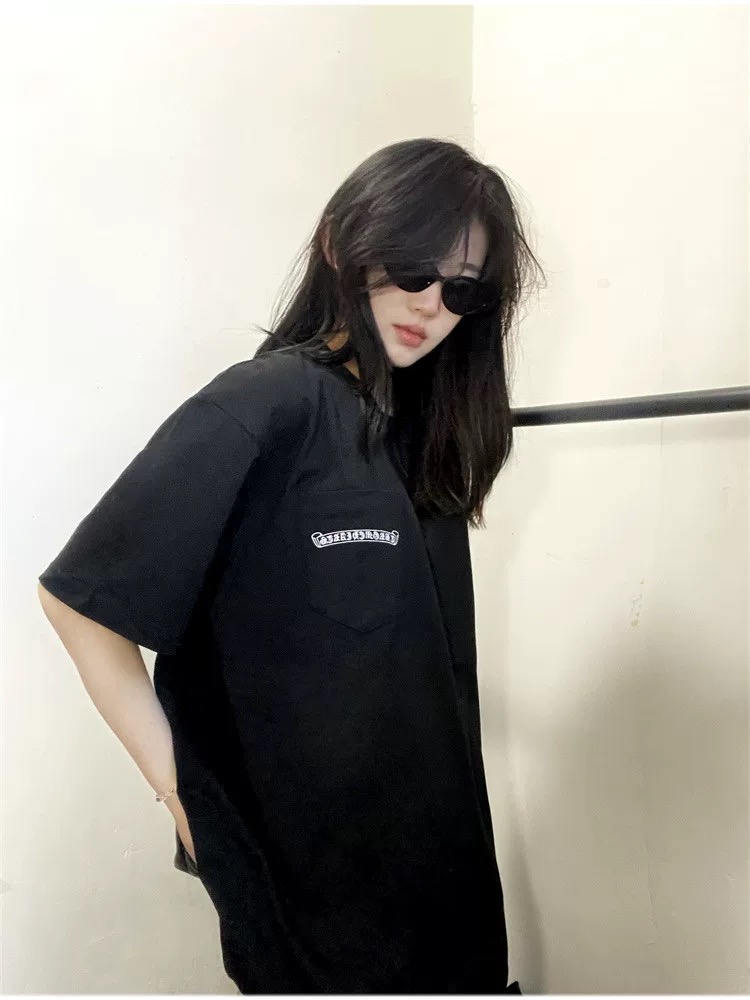 【Chrome Hearts】クロムハーツ Tシャツ 男女兼用 高品質 半袖 CH028